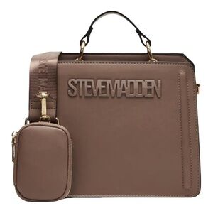 Steve Madden Satchel/Crossbody in Mushroom Bag